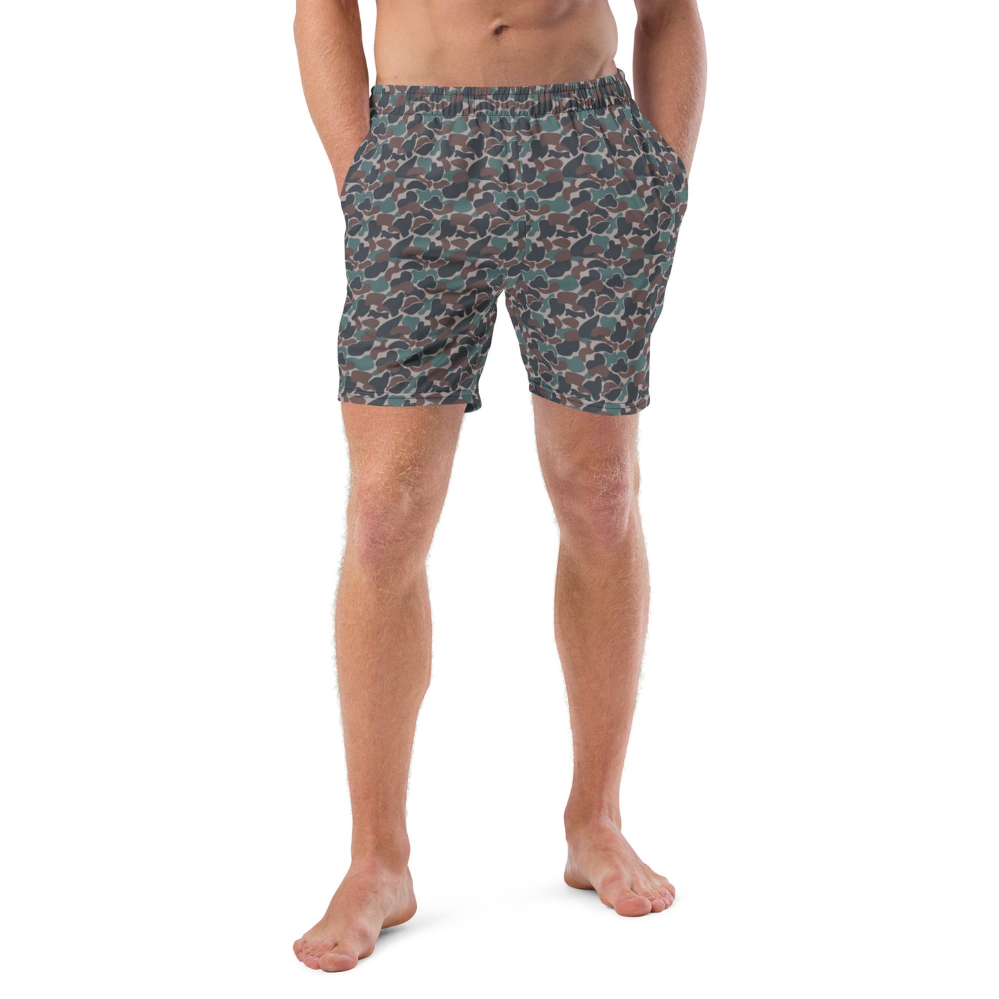 Wood Camo Swim Trunk